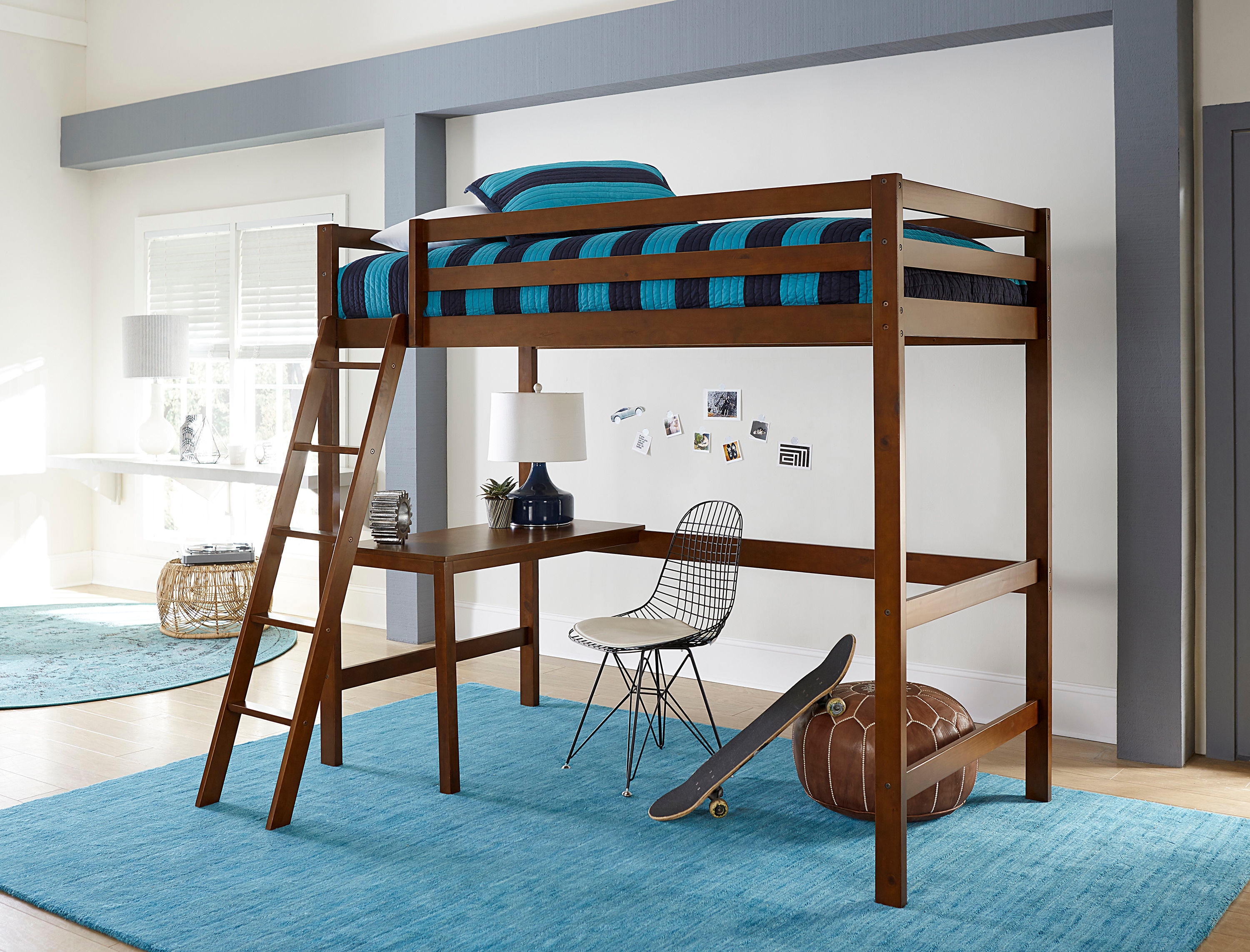 Twin study deals loft bed